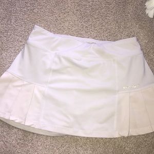 CUTE white tennis skirt